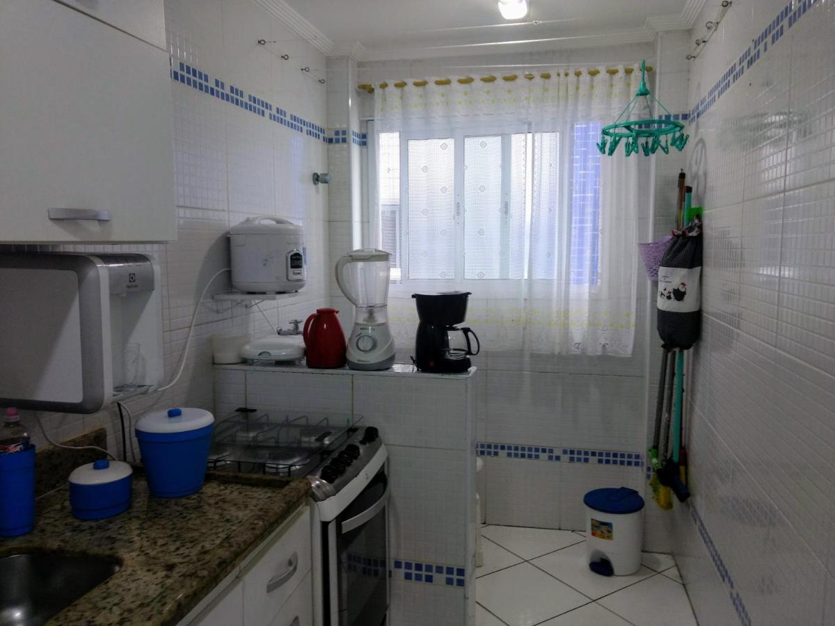 Belo apartamento com vistas para o mar - Pé na areia - Churrasqueira na varanda Praia Grande  Extérieur photo