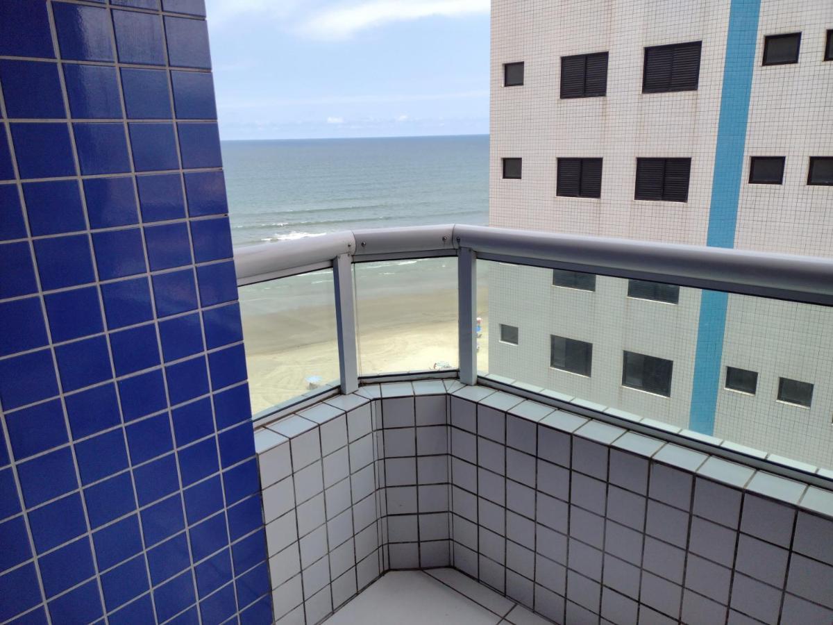 Belo apartamento com vistas para o mar - Pé na areia - Churrasqueira na varanda Praia Grande  Extérieur photo
