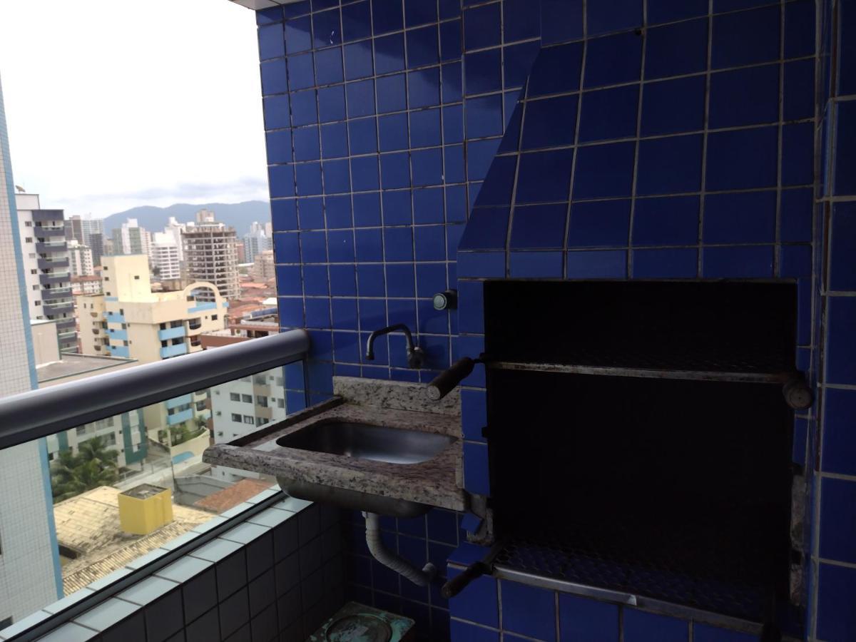 Belo apartamento com vistas para o mar - Pé na areia - Churrasqueira na varanda Praia Grande  Extérieur photo