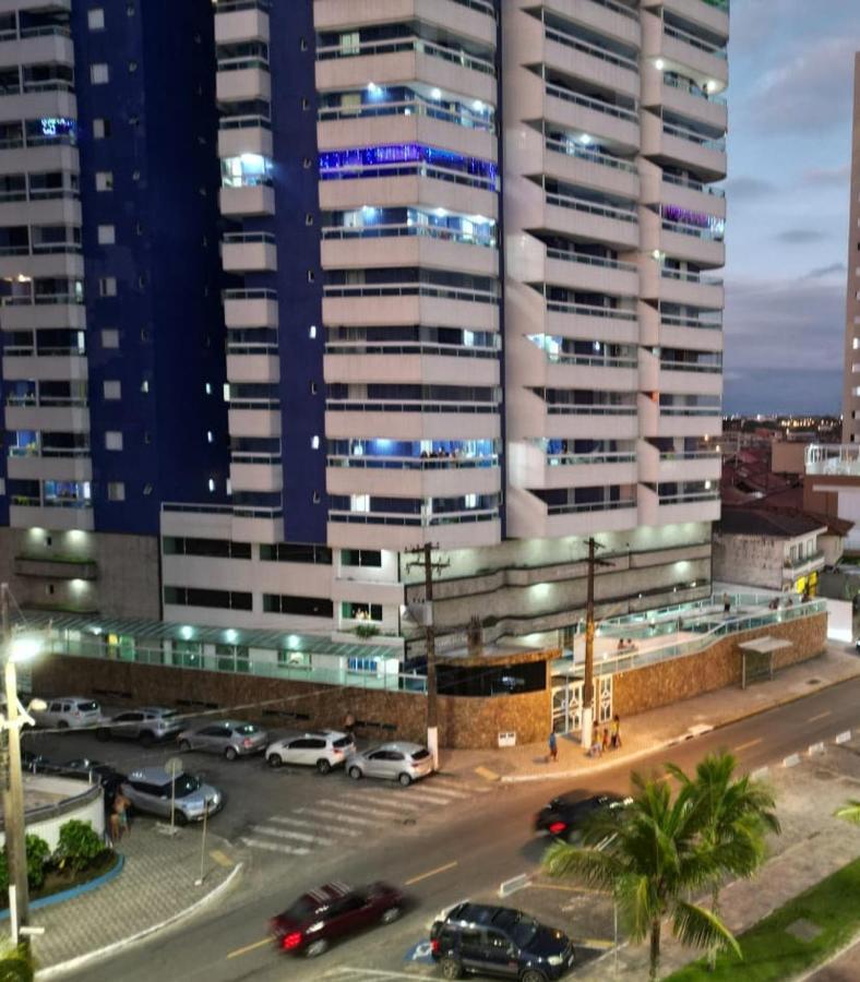 Belo apartamento com vistas para o mar - Pé na areia - Churrasqueira na varanda Praia Grande  Extérieur photo